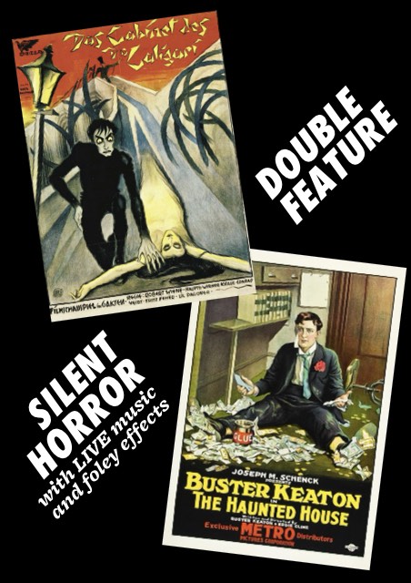 Bar Trash: Silent Horror / Double Feature: THE CABINET OF DR CALIGARI + THE HAUNTED HOUSE